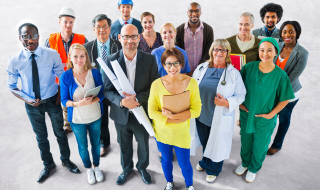 Diverse Multiethnic People with Different Jobs