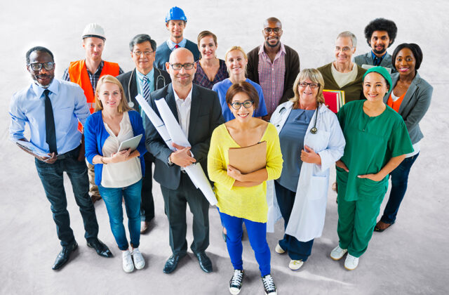 Diverse Multiethnic People with Different Jobs